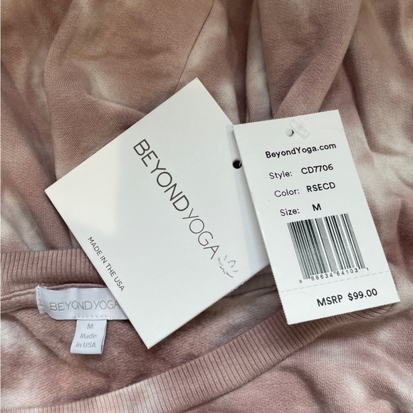 Beyond Yoga Day to Day Pullover Rose Cloud - Picture 8 of 8